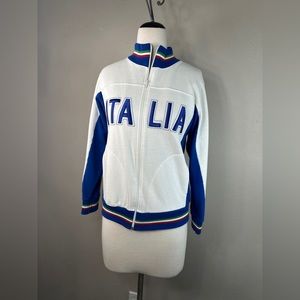 Vintage 90’s Italian Italia Italy lightweight bomber jacket made in Italy size S